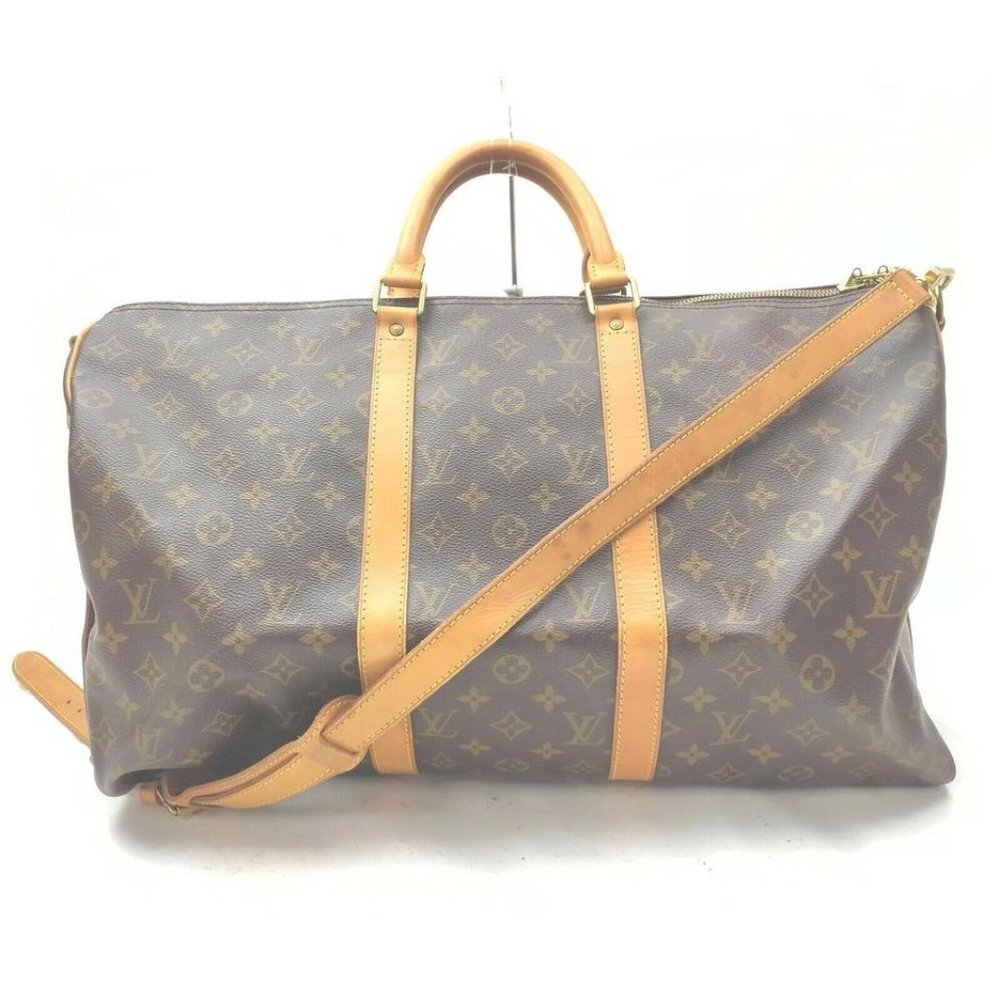 Louis Vuitton Monogram Keepall Bandouliere 50 Duff